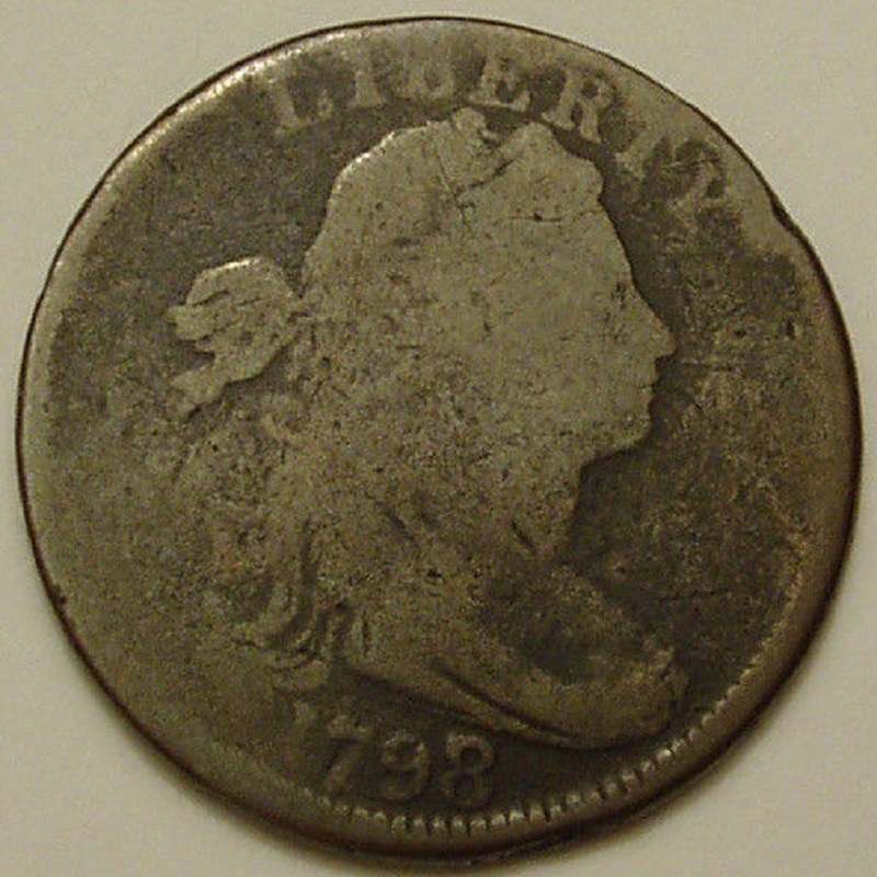 1798/7-Overdate-Large-Cent,-Sheldon-152,-Rarity-2